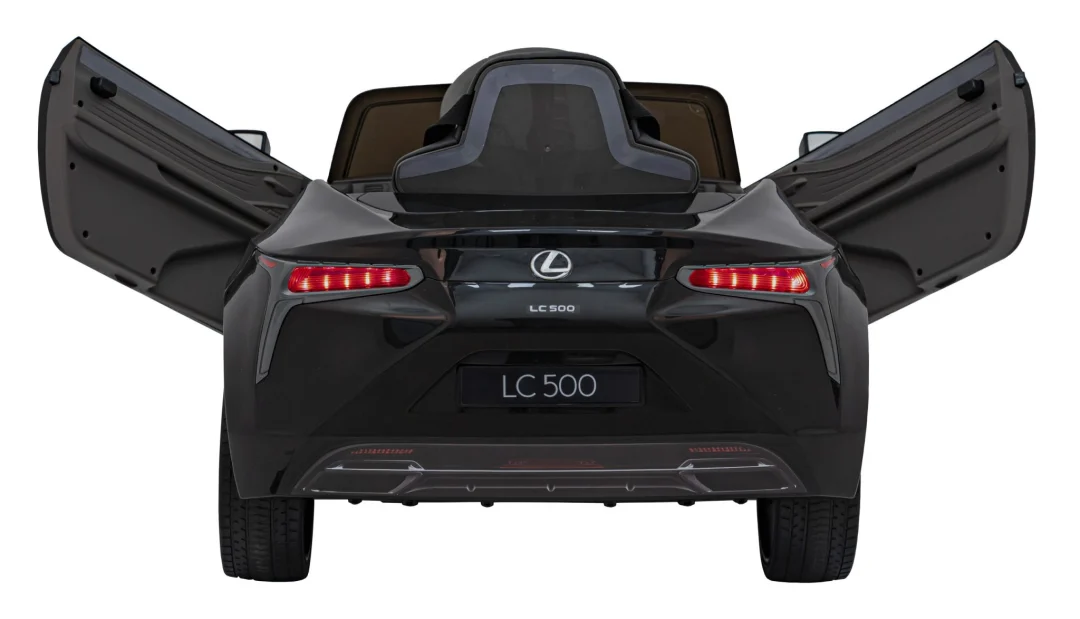 Lexus LC500 Dječji na baterije, crni + daljinski upravljač + spori start + EVA + audio LED, crna_8