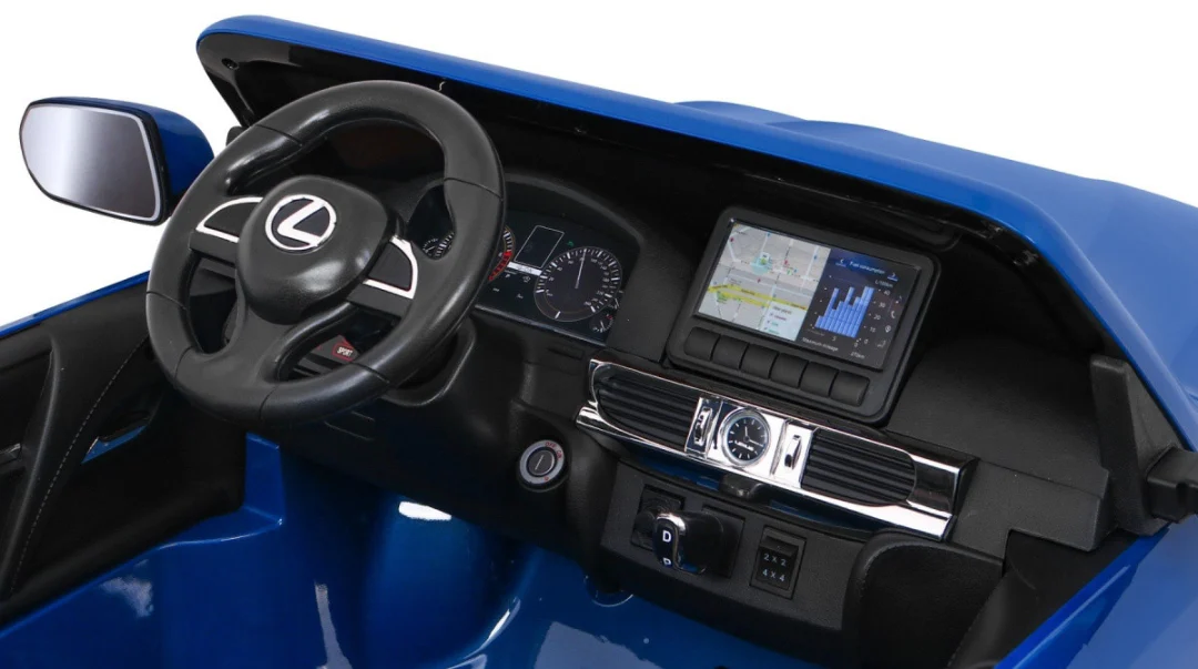 Lexus LX570 Obojeni automobil za 2 djece Plavi SUV + daljinski upravljač, plava_10