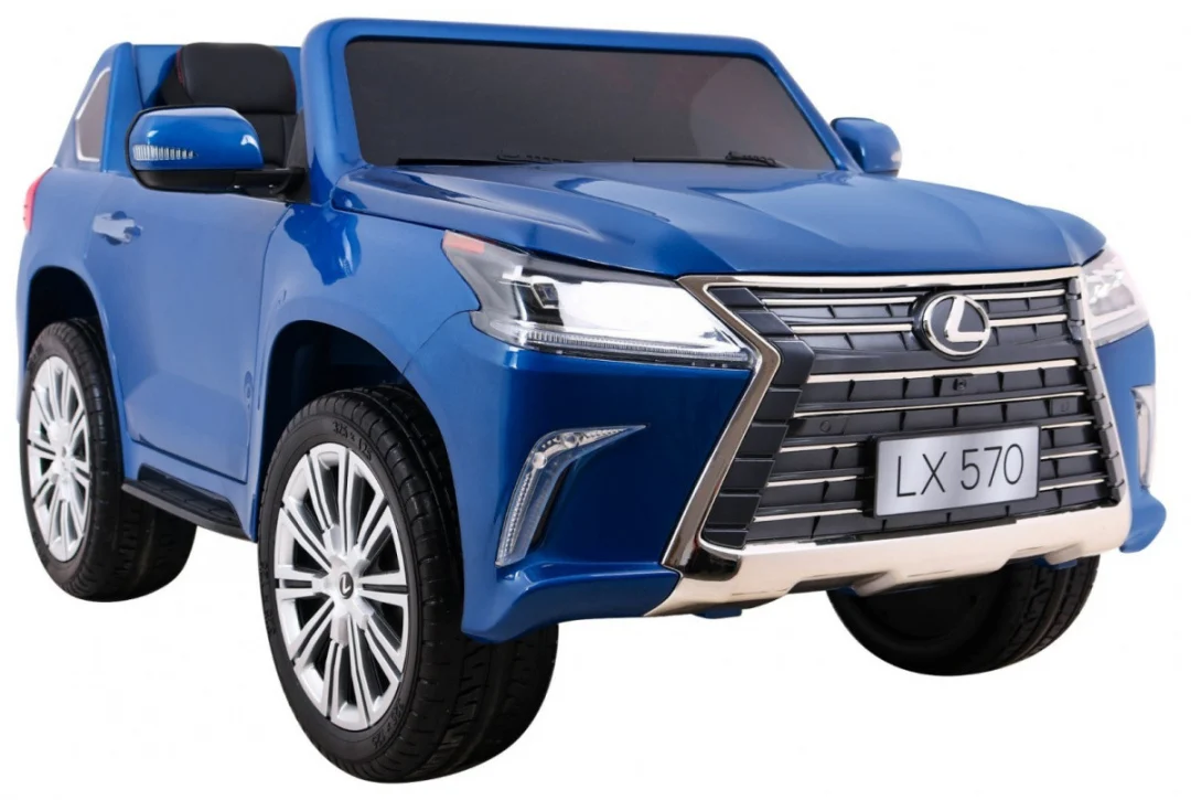 Lexus LX570 Obojeni automobil za 2 djece Plavi SUV + daljinski upravljač, plava_11