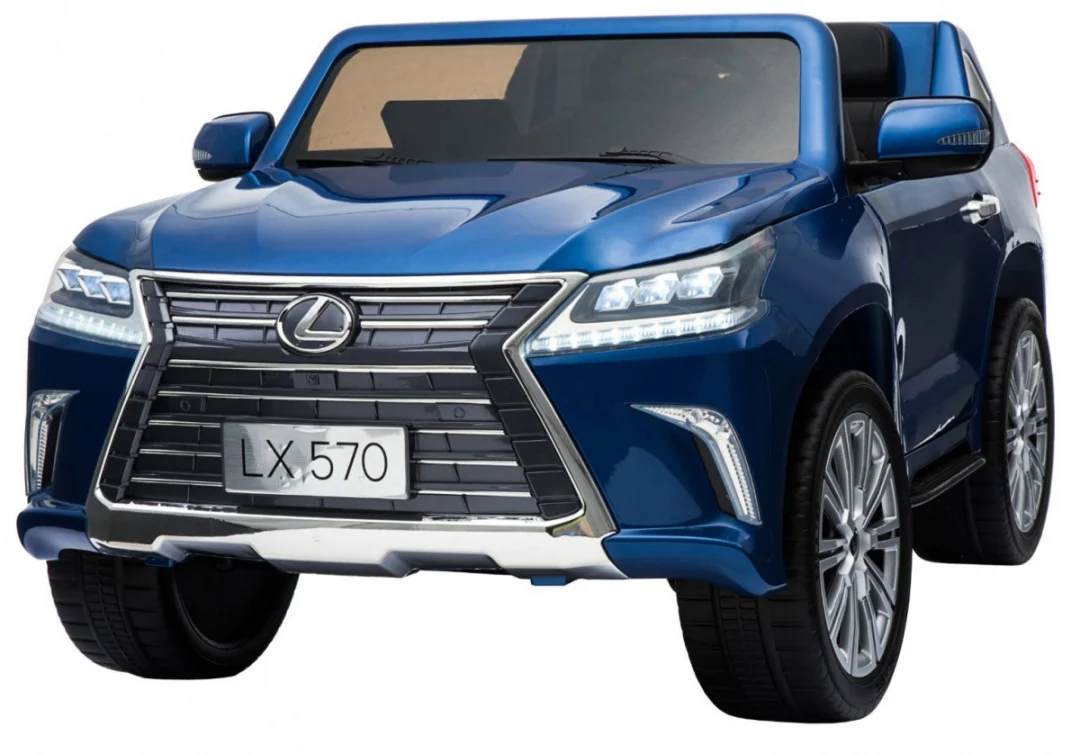 Lexus LX570 Obojeni automobil za 2 djece Plavi SUV + daljinski upravljač, plava_14