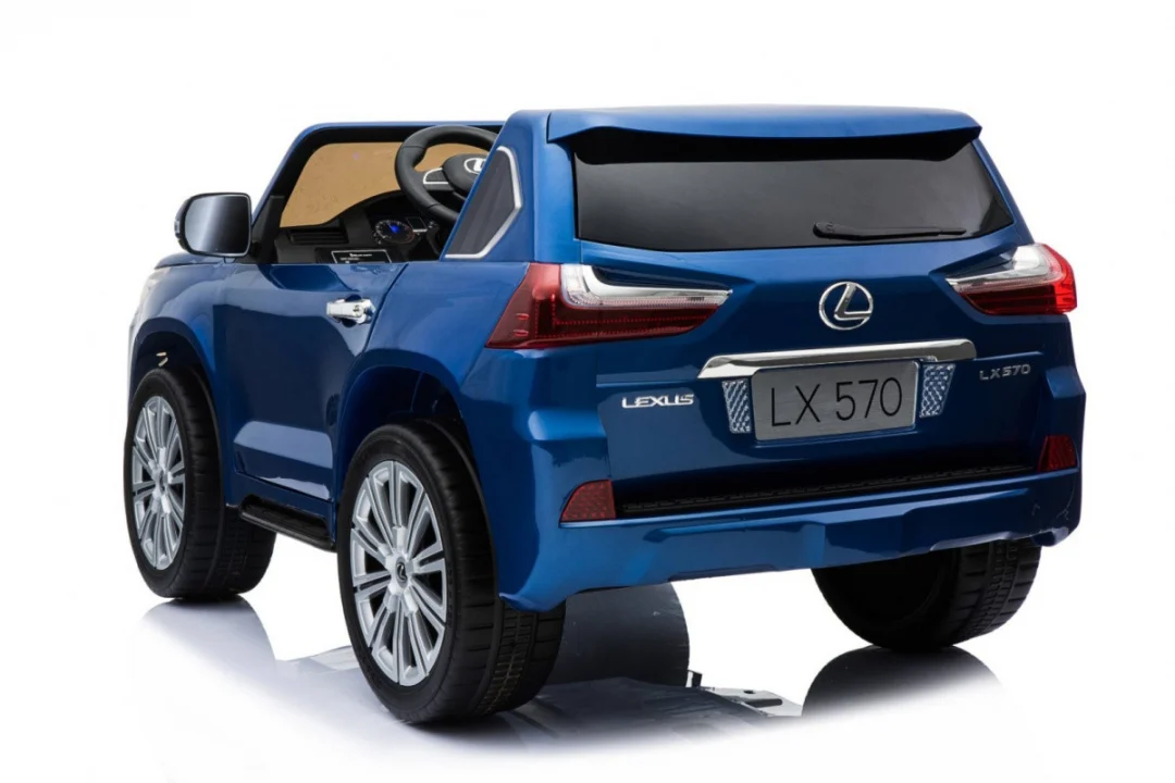Lexus LX570 Obojeni automobil za 2 djece Plavi SUV + daljinski upravljač, plava_16