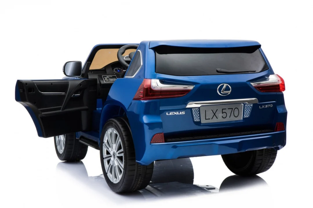 Lexus LX570 Obojeni automobil za 2 djece Plavi SUV + daljinski upravljač, plava_21