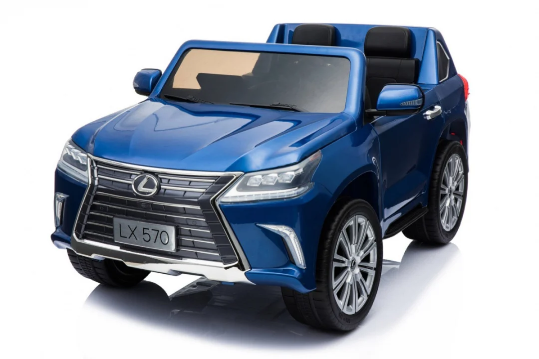 Lexus LX570 Obojeni automobil za 2 djece Plavi SUV + daljinski upravljač, plava_23