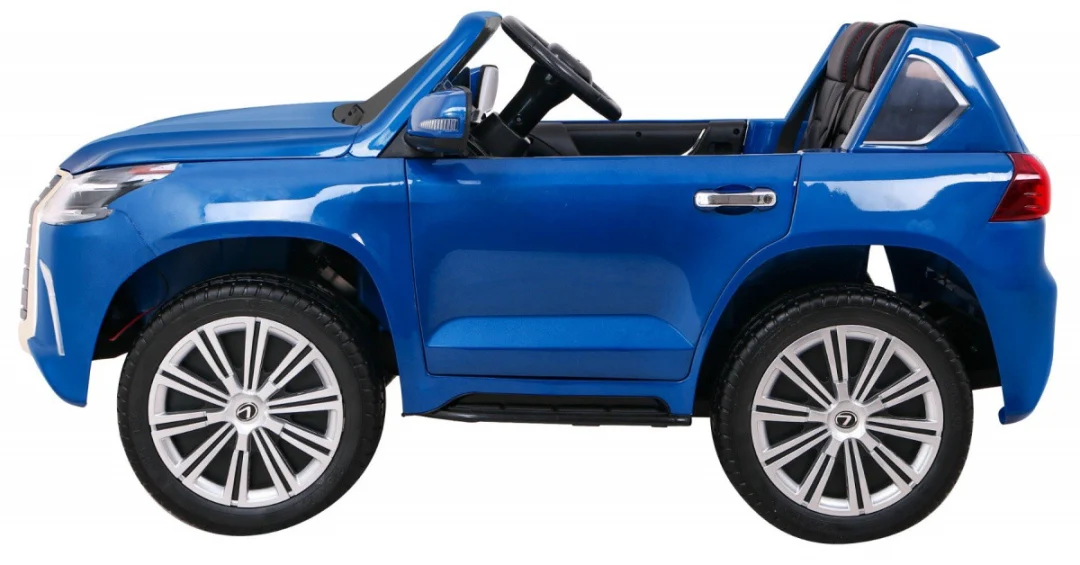 Lexus LX570 Obojeni automobil za 2 djece Plavi SUV + daljinski upravljač, plava_4