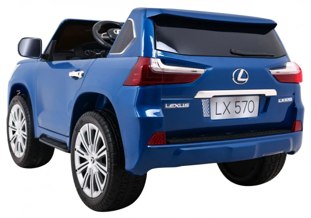 Lexus LX570 Obojeni automobil za 2 djece Plavi SUV + daljinski upravljač, plava_6