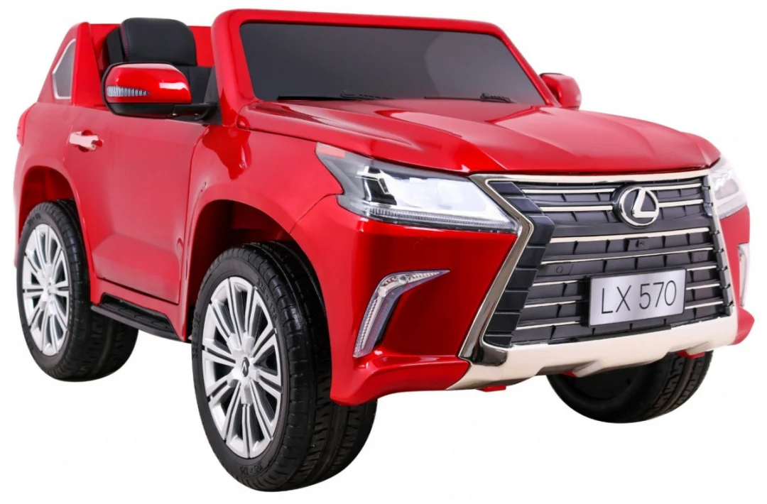 Lexus LX570 Obojeni automobil za 2 djece crveni SUV + daljinski upravljač, crvena_11