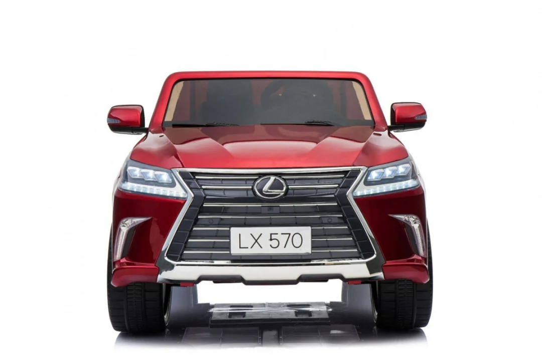 Lexus LX570 Obojeni automobil za 2 djece crveni SUV + daljinski upravljač, crvena_12