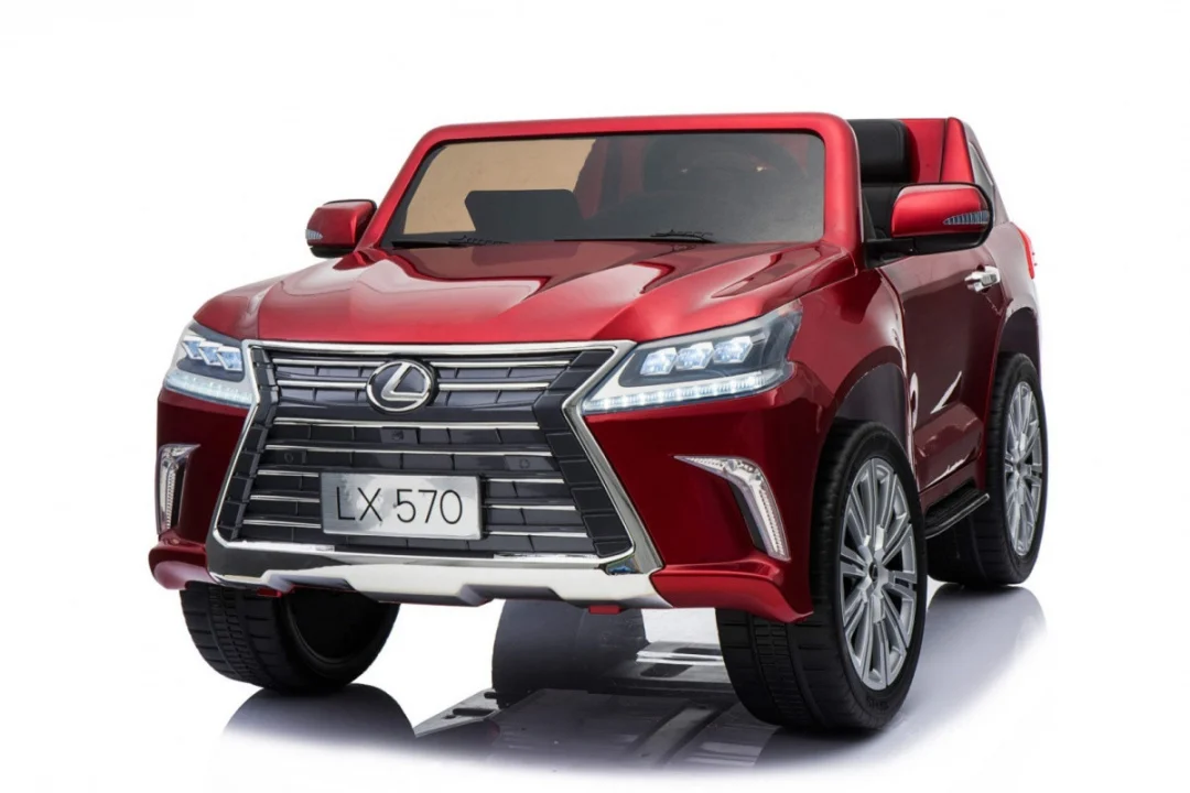 Lexus LX570 Obojeni automobil za 2 djece crveni SUV + daljinski upravljač, crvena_13