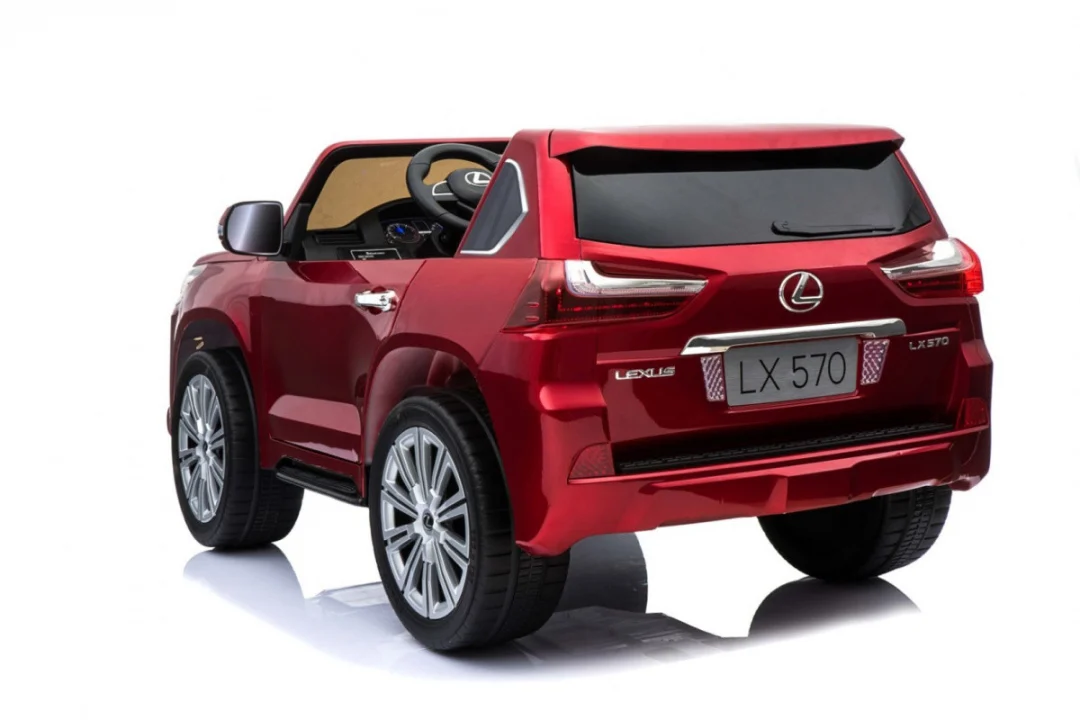 Lexus LX570 Obojeni automobil za 2 djece crveni SUV + daljinski upravljač, crvena_15