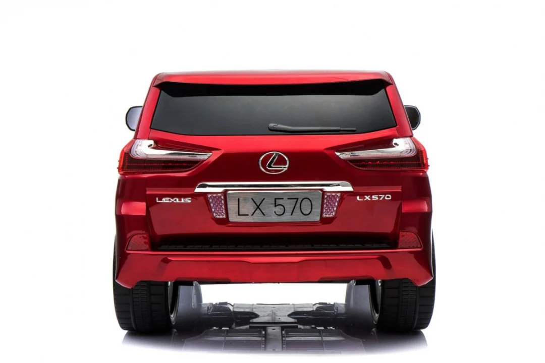 Lexus LX570 Obojeni automobil za 2 djece crveni SUV + daljinski upravljač, crvena_16