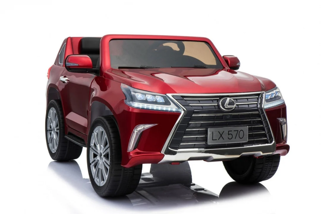 Lexus LX570 Obojeni automobil za 2 djece crveni SUV + daljinski upravljač, crvena_17