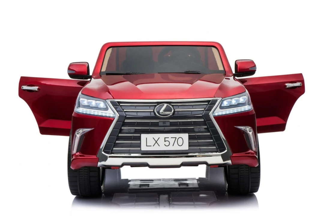 Lexus LX570 Obojeni automobil za 2 djece crveni SUV + daljinski upravljač, crvena_18