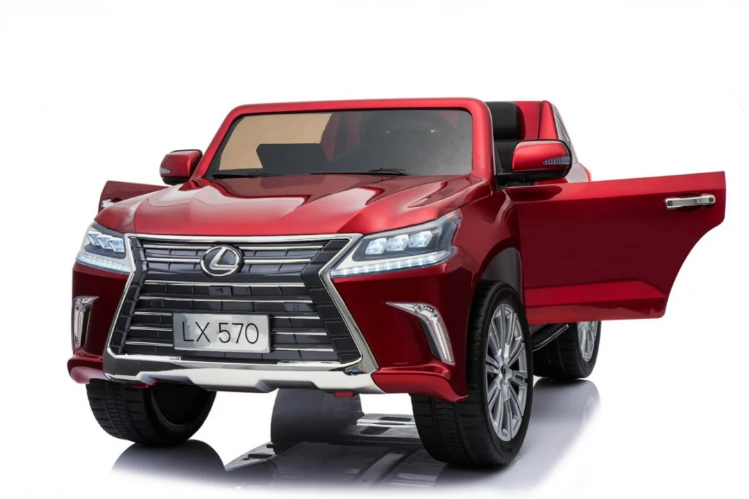 Lexus LX570 Obojeni automobil za 2 djece crveni SUV + daljinski upravljač, crvena_19