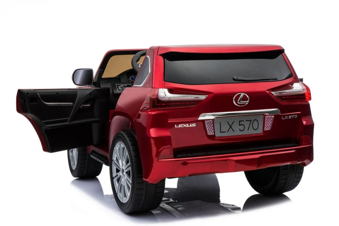 Lexus LX570 Obojeni automobil za 2 djece crveni SUV + daljinski upravljač, crvena_20