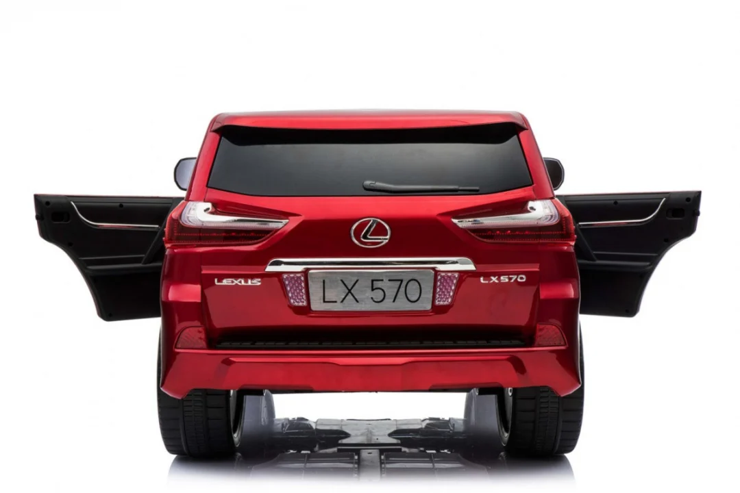 Lexus LX570 Obojeni automobil za 2 djece crveni SUV + daljinski upravljač, crvena_21
