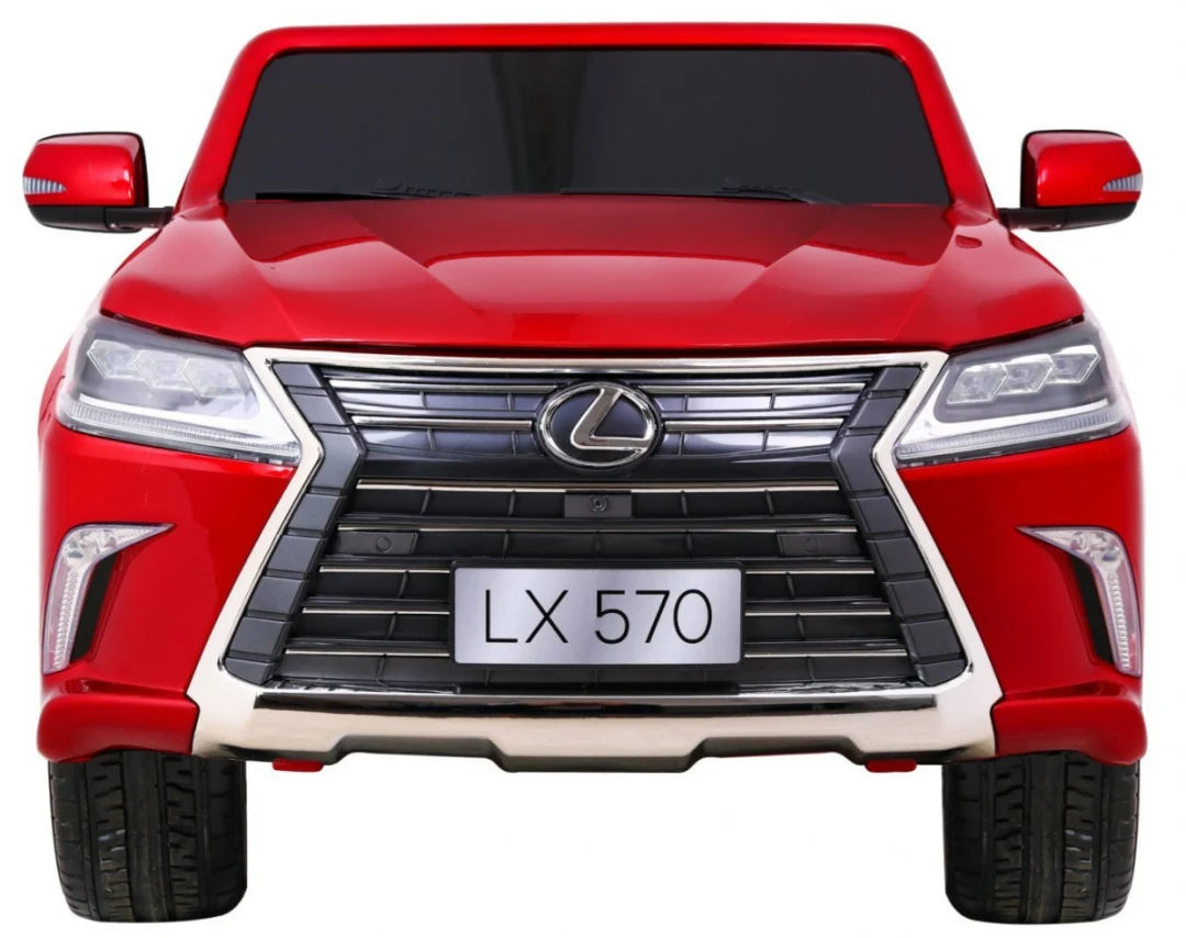 Lexus LX570 Obojeni automobil za 2 djece crveni SUV + daljinski upravljač, crvena_3