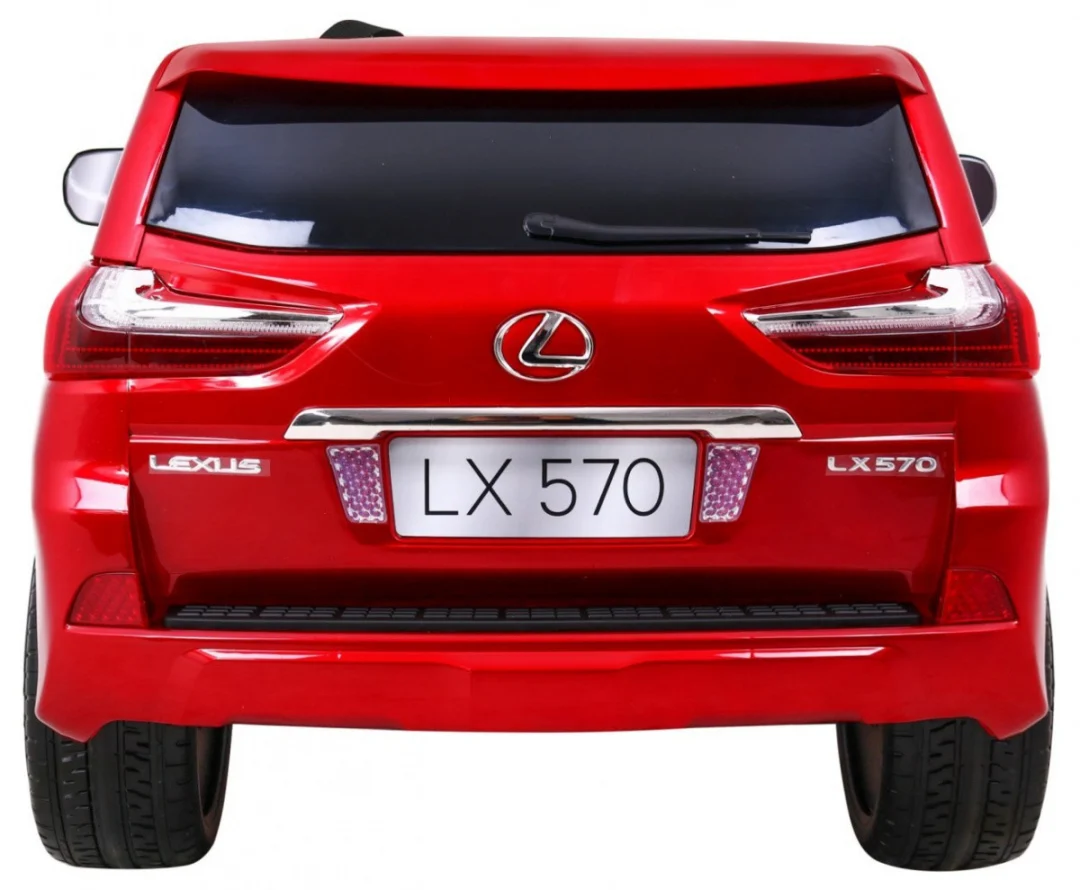 Lexus LX570 Obojeni automobil za 2 djece crveni SUV + daljinski upravljač, crvena_6