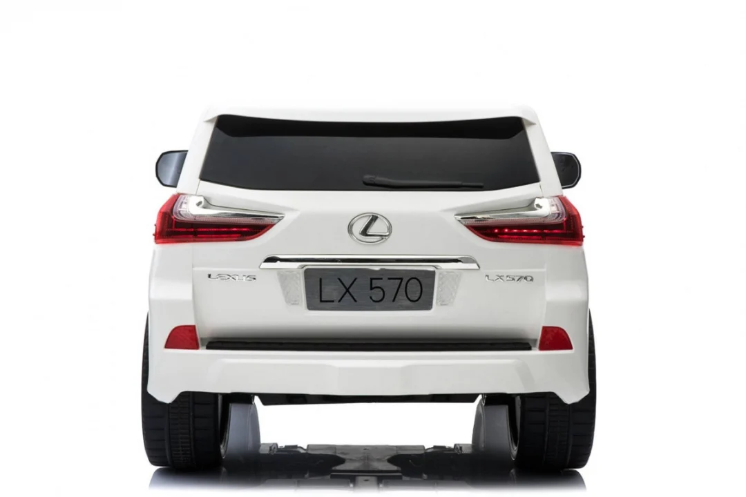 Lexus LX570 dječji automobil s 2 sjedala, bijeli + daljinski upravljač + EVA kotači + MP3, bijela_18