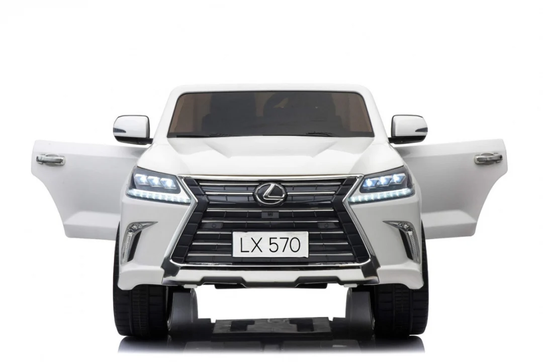 Lexus LX570 dječji automobil s 2 sjedala, bijeli + daljinski upravljač + EVA kotači + MP3, bijela_19