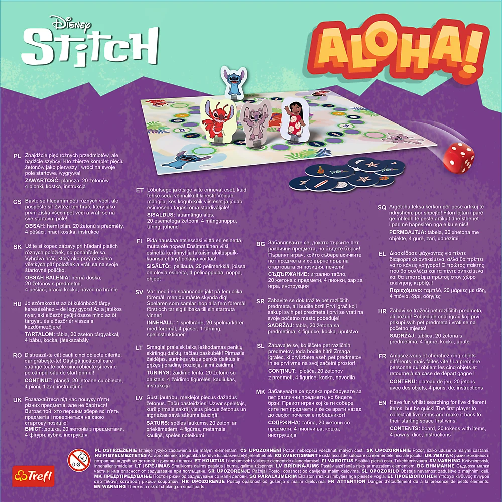 Lilo i Stitch Aloha! Obiteljska igra Trefl 02657_6
