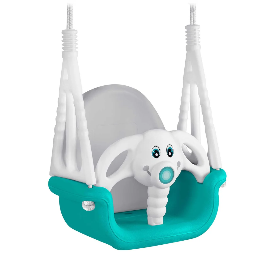 Ljuljačka s kantom Ricokids 3 u 1 slon, tirkizna_2