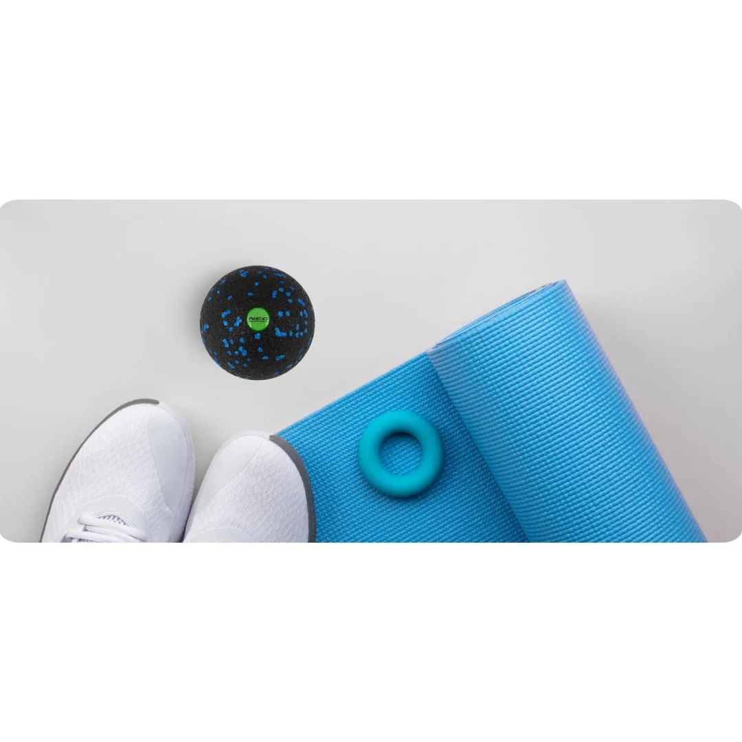 Lopta za masažu i fitness NS-965 crno-plava_10