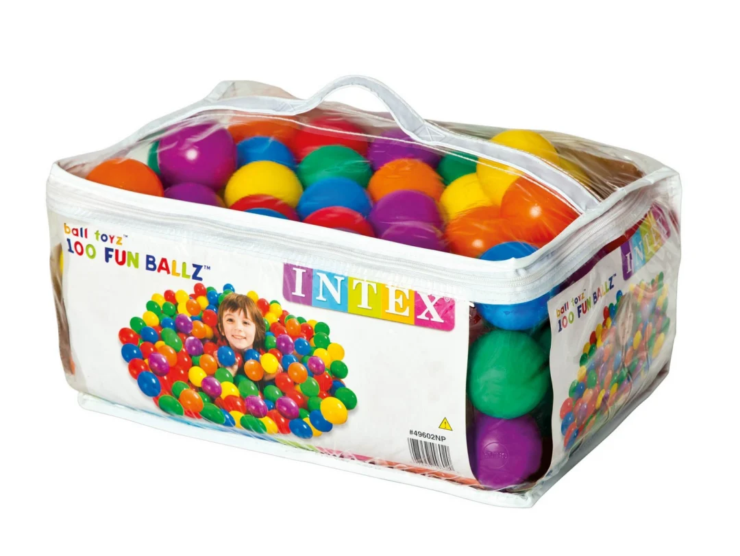Lopte 100 kom za bazen, dječji bazen, igralište INTEX 49602_1