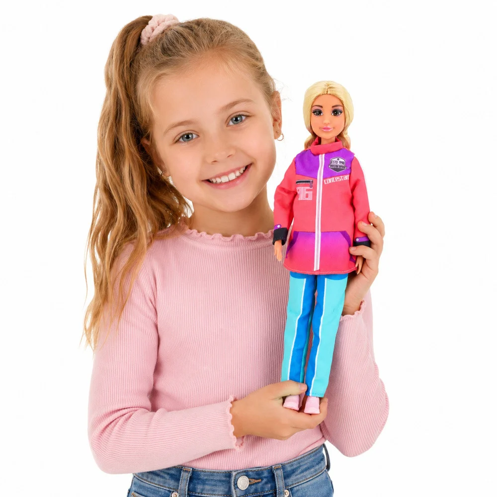 Lutka Anlily zimski sportovi skije snowboard i motorne sanke 30 cm_3