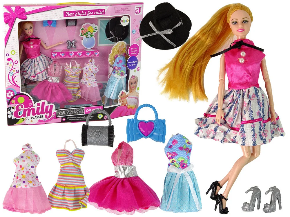 Lutka Emily s 4 zamjenske haljine_1
