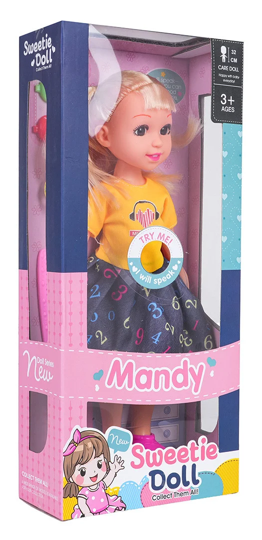 Lutka Mandy sa zvukom i dodacima za kosu 3+_6