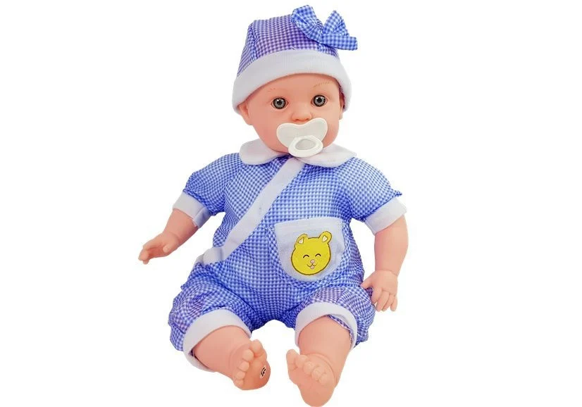 Lutka beba 45 cm s plavom pidžamom_2