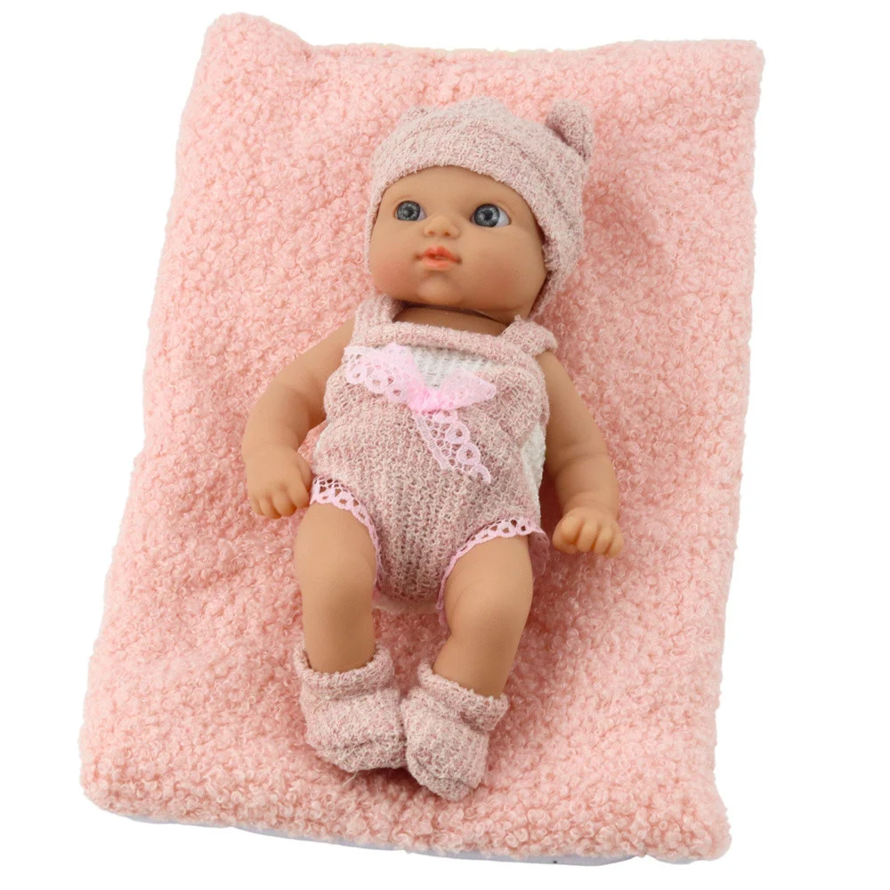 Lutka beba s dekicom bijelo-ružičasta 18 cm_2