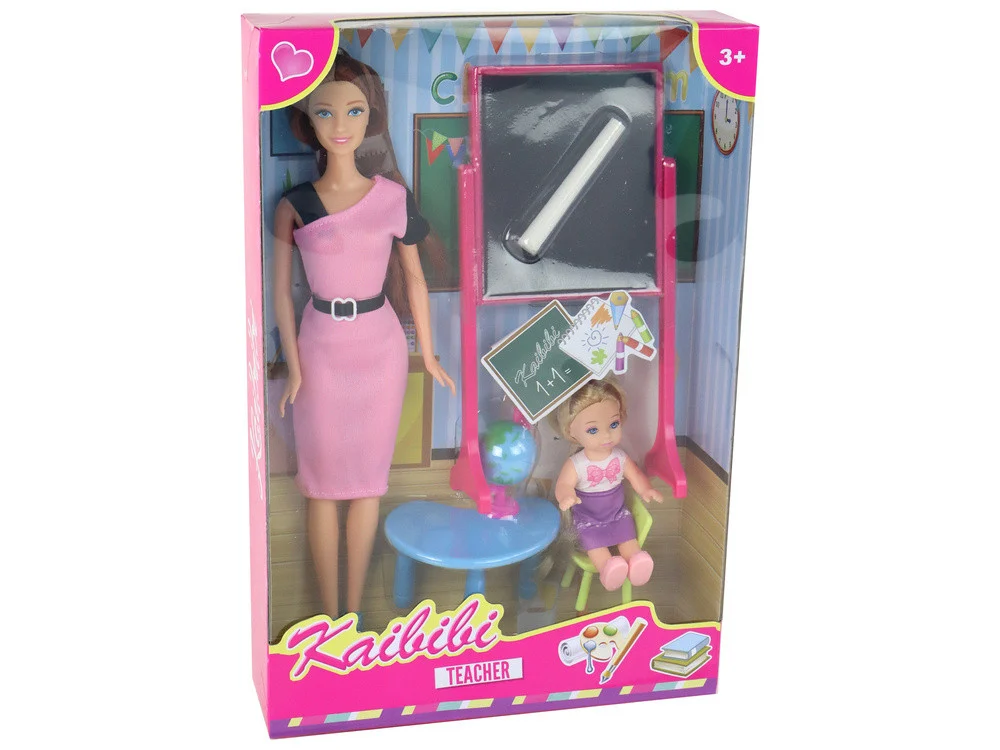 Lutka učiteljice s priborom za učenike_6