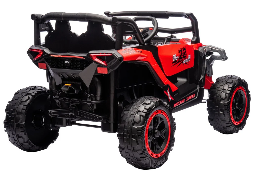 M1 Crveno vozilo na baterije 4x4 auto na akumulator_3