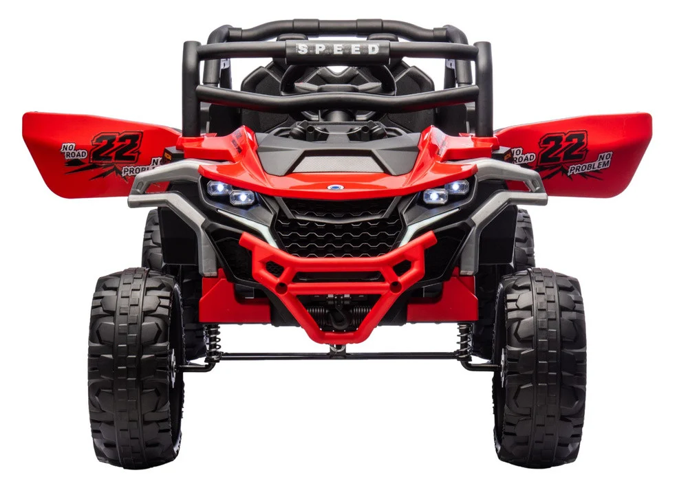 M1 Crveno vozilo na baterije 4x4 auto na akumulator_5