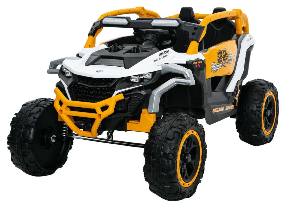 M3 Žuto-bijelo vozilo na baterije 4x4 auto na akumulator_2