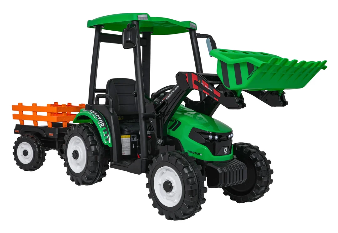 MEGA D68 traktor s prikolicom zeleni_4