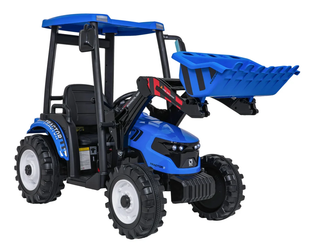 MEGA Traktor D68 s prikolicom plavi_10
