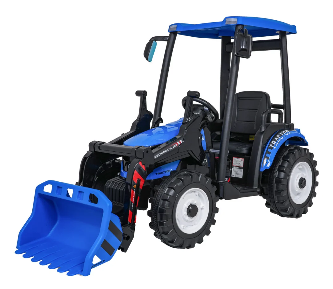 MEGA Traktor D68 s prikolicom plavi_13