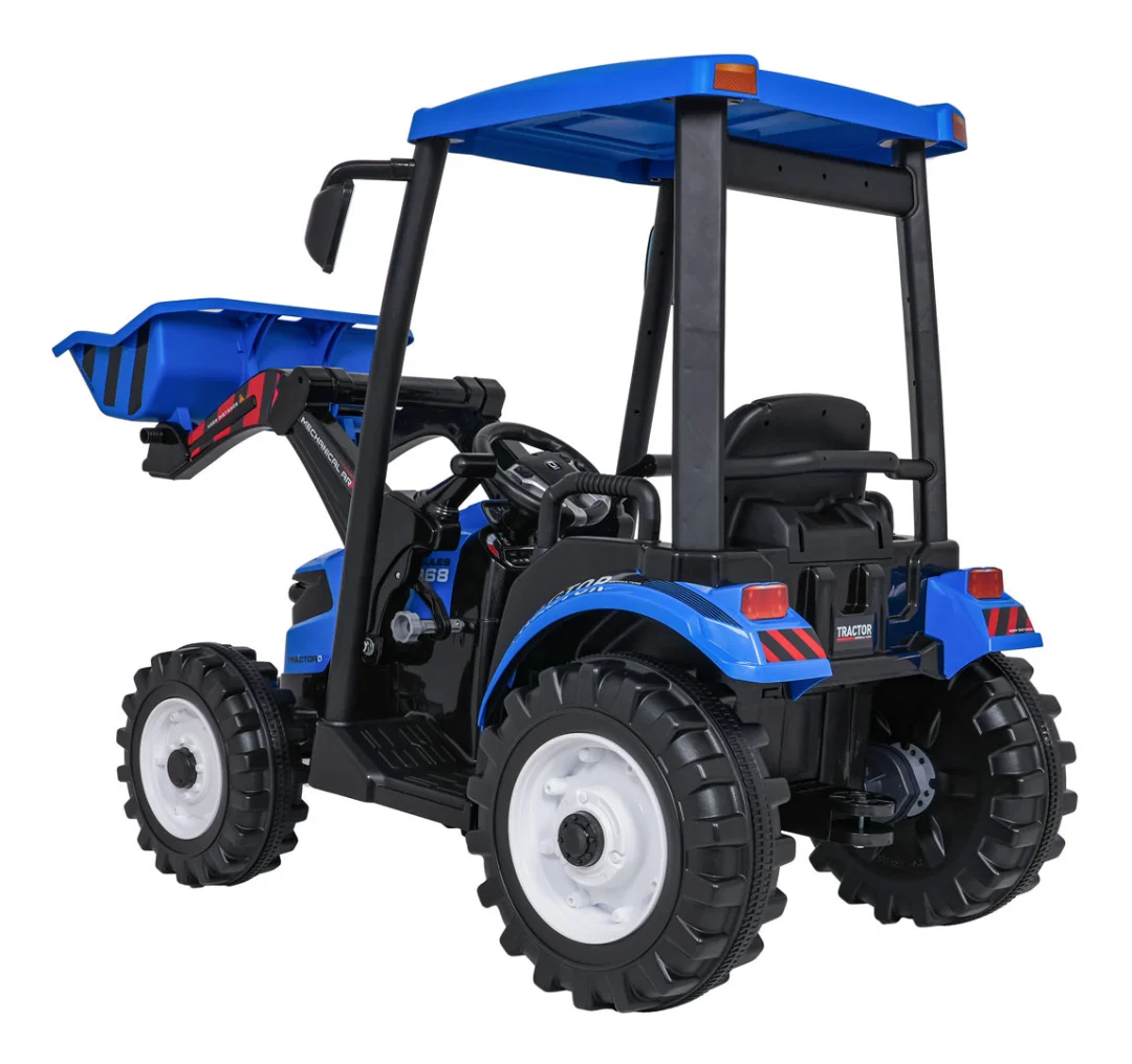 MEGA Traktor D68 s prikolicom plavi_15