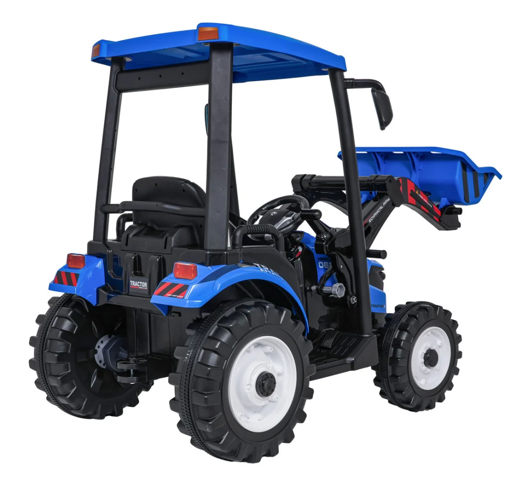 MEGA Traktor D68 s prikolicom plavi_17