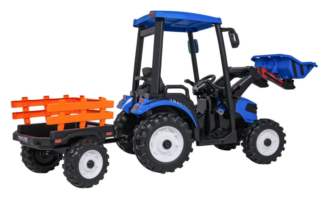 MEGA Traktor D68 s prikolicom plavi_5