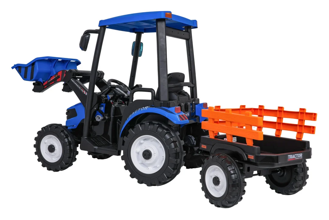 MEGA Traktor D68 s prikolicom plavi_6