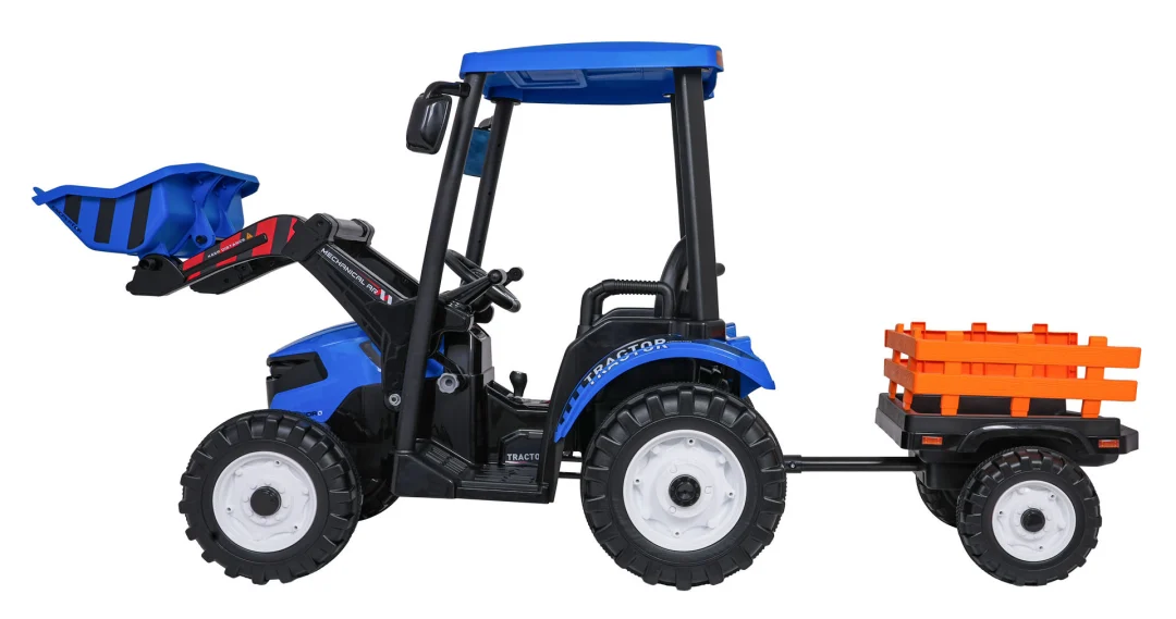 MEGA Traktor D68 s prikolicom plavi_7