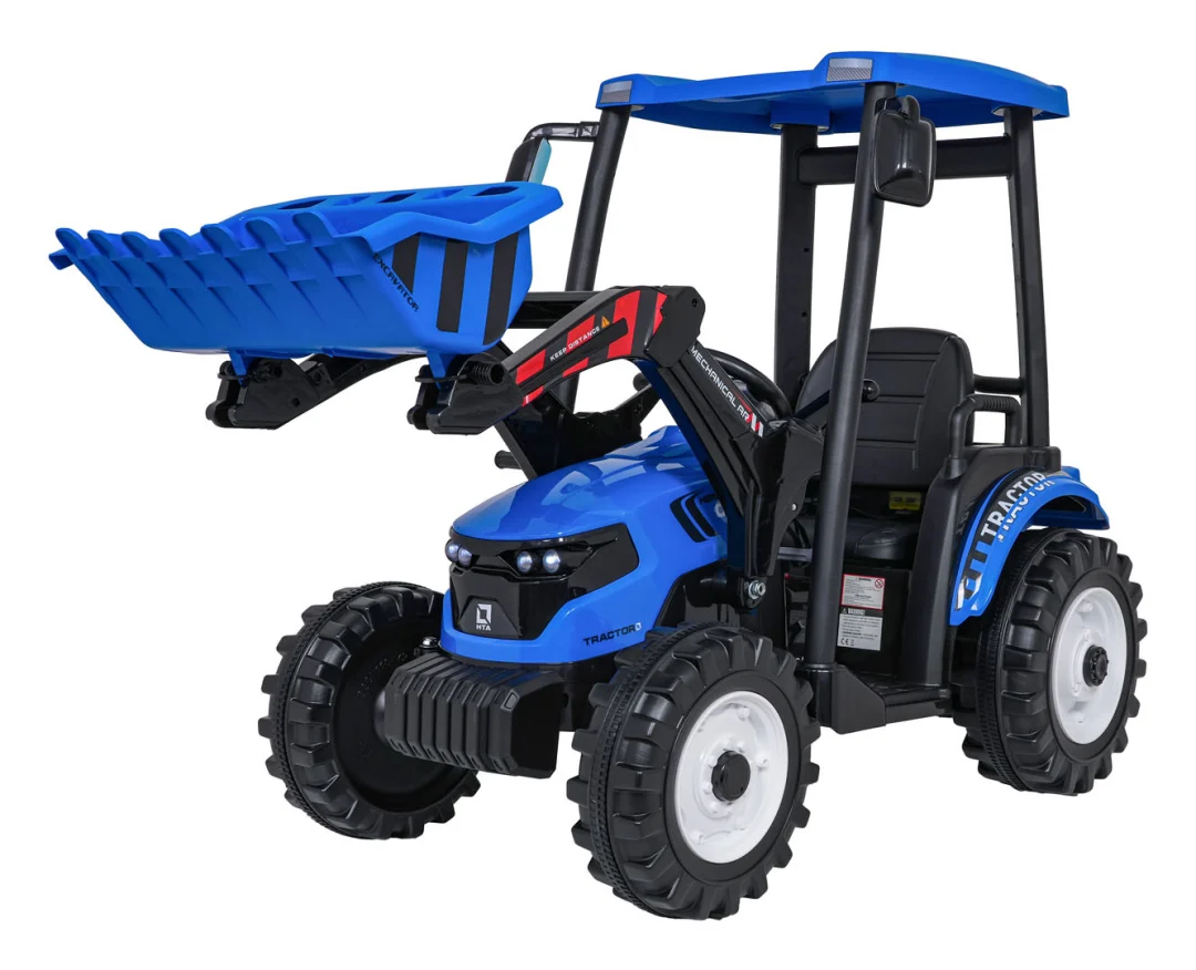 MEGA Traktor D68 s prikolicom plavi_9