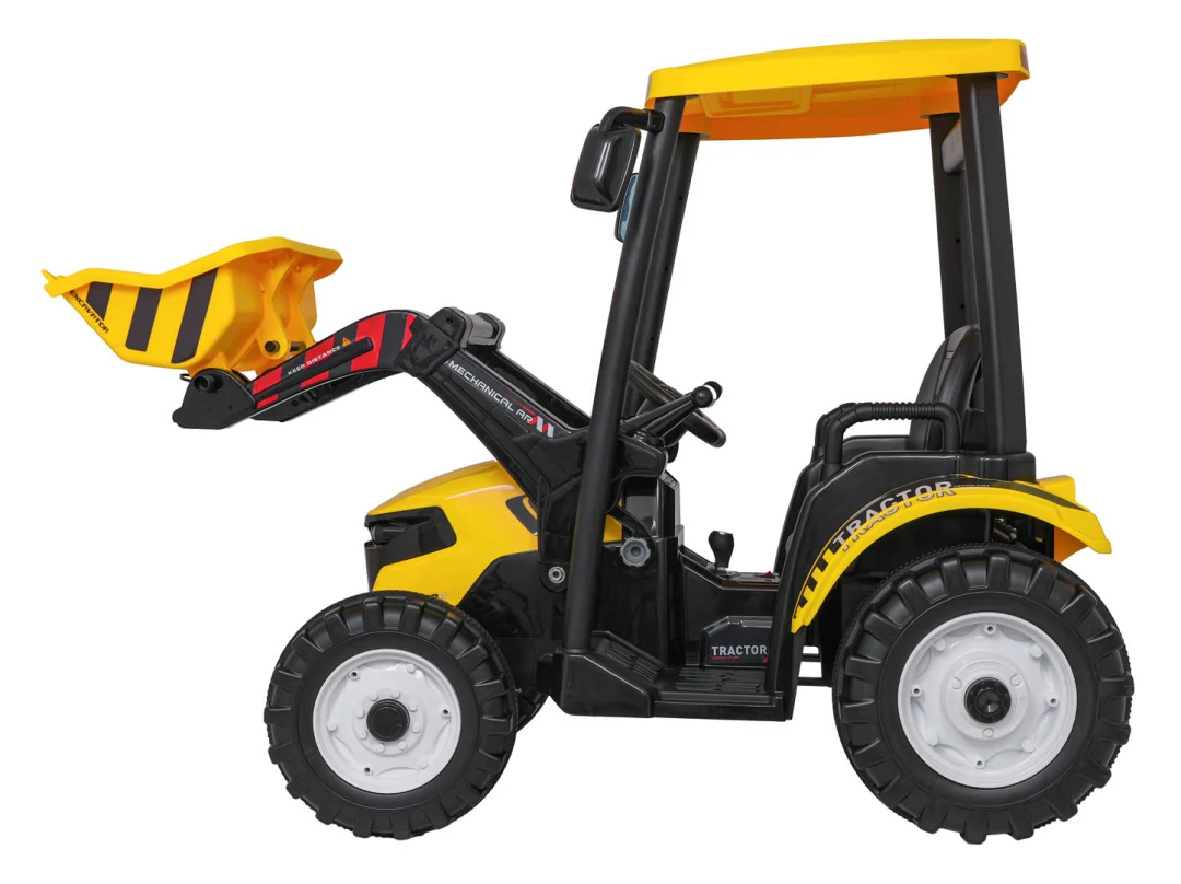 MEGA Traktor D68 s prikolicom žuti_10