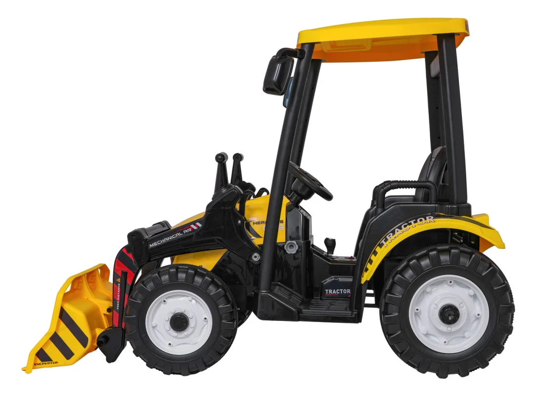 MEGA Traktor D68 s prikolicom žuti_11