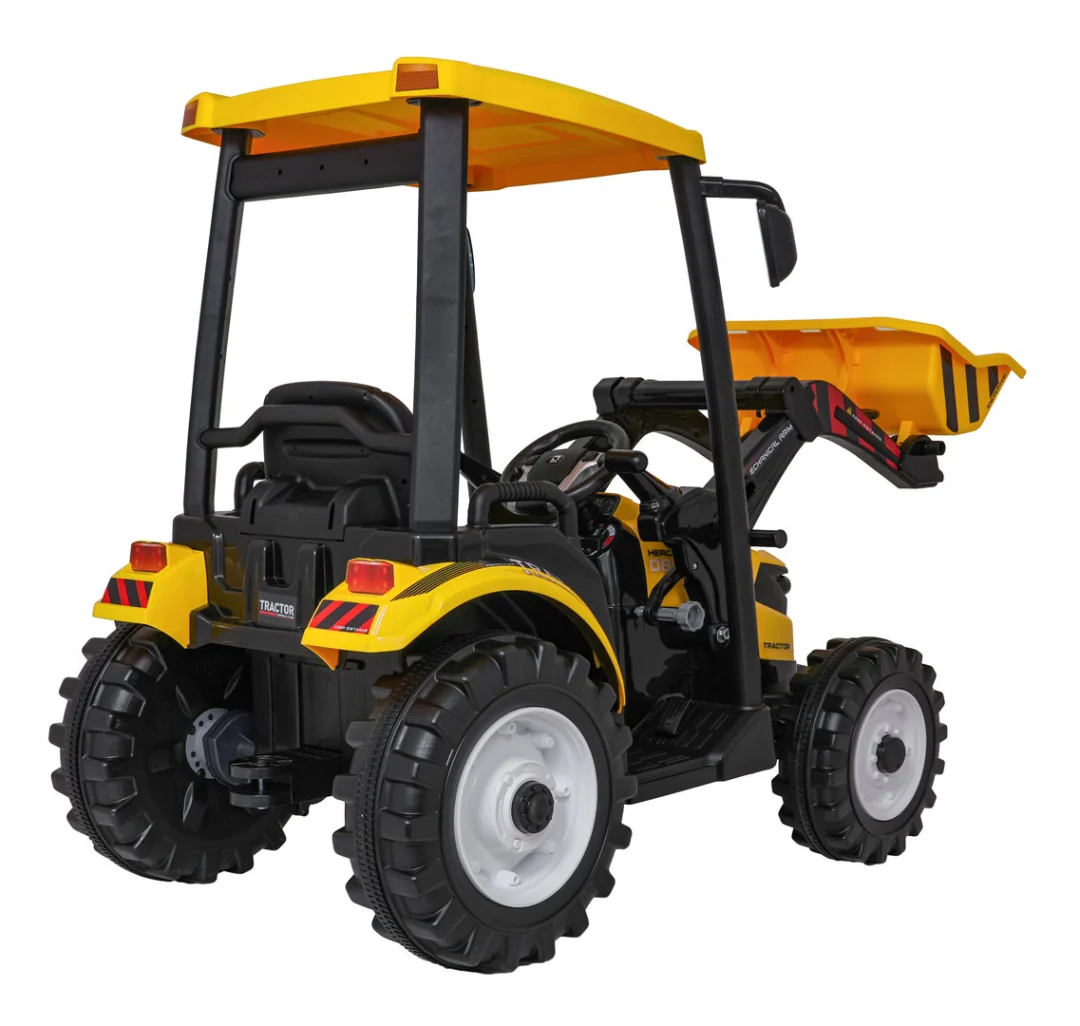 MEGA Traktor D68 s prikolicom žuti_16