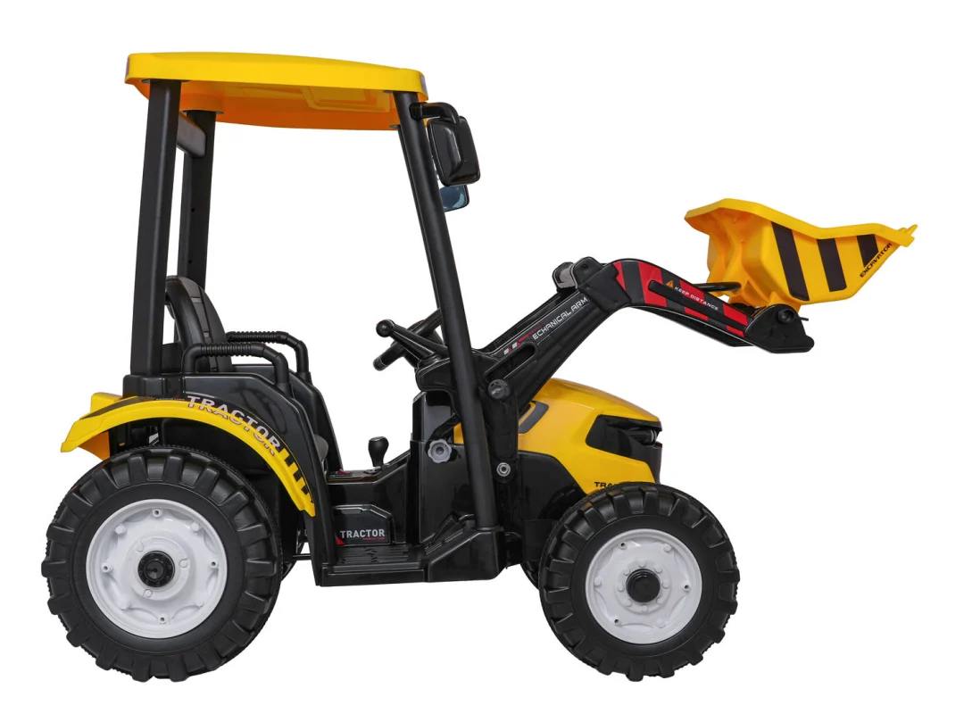 MEGA Traktor D68 s prikolicom žuti_17