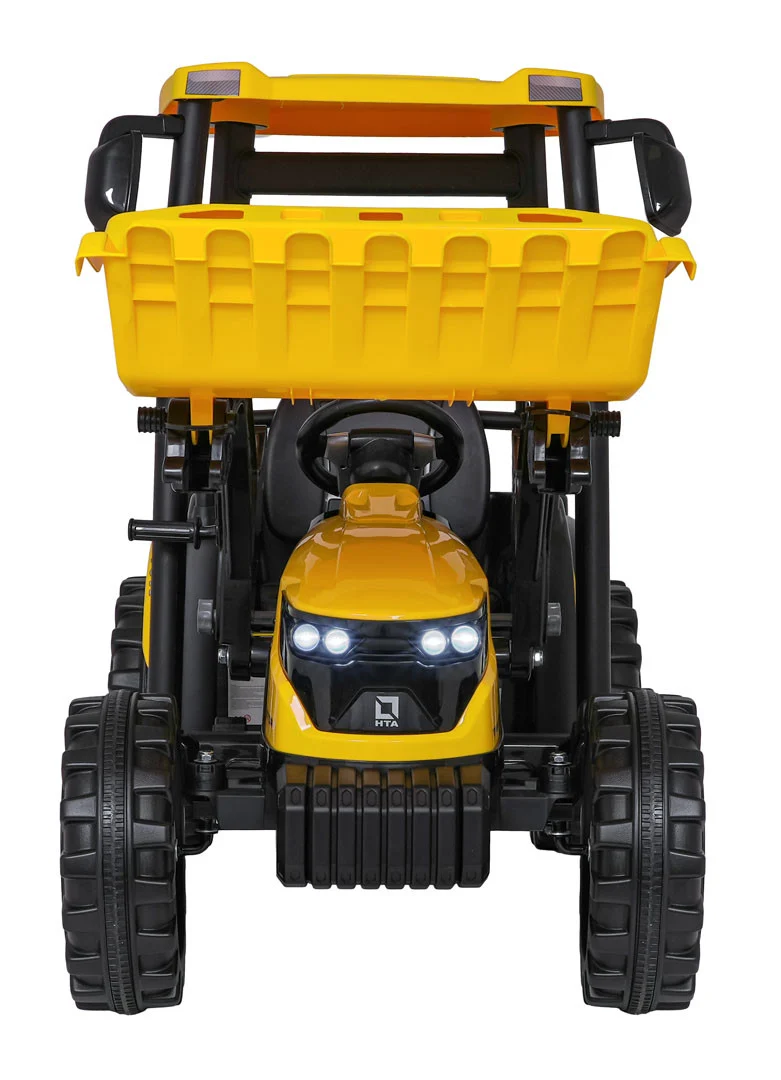 MEGA Traktor D68 s prikolicom žuti_7